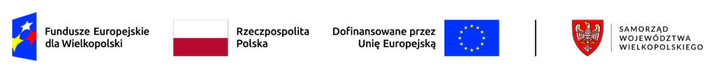 baner z logami: fundusze europejskie, RP, unia europejska i samorząd województwa wielkopolskiego